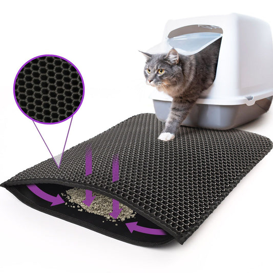 Kitty Litter Mat - Honeycomb Double Layer and Waterproof